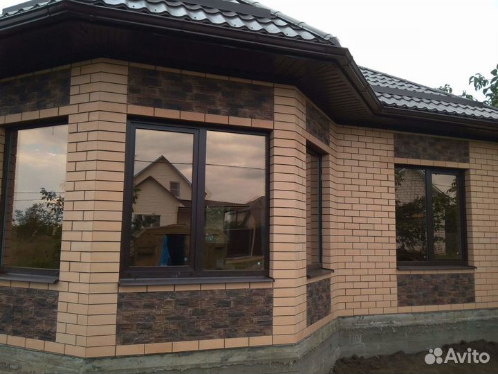 Окно пвх ламинация с тонировкой бронза