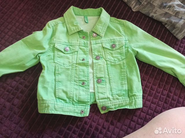 Джинсовая куртка для мальчика 104 110