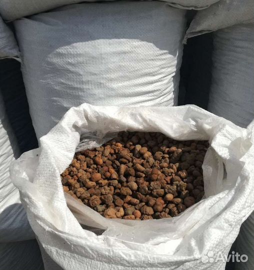 Керамзит в мешках
