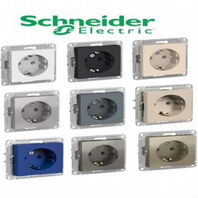 Розетки Schneider electric Atlas design