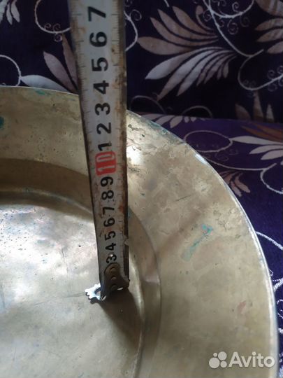 Латунный таз для варенья