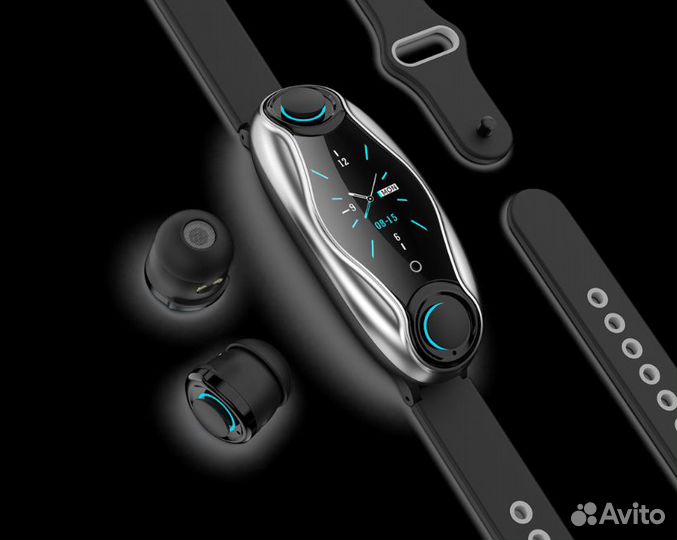 Умные часы с наушниками внутри. Новые