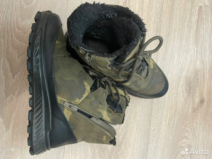 Ботинки зимние ecco 34