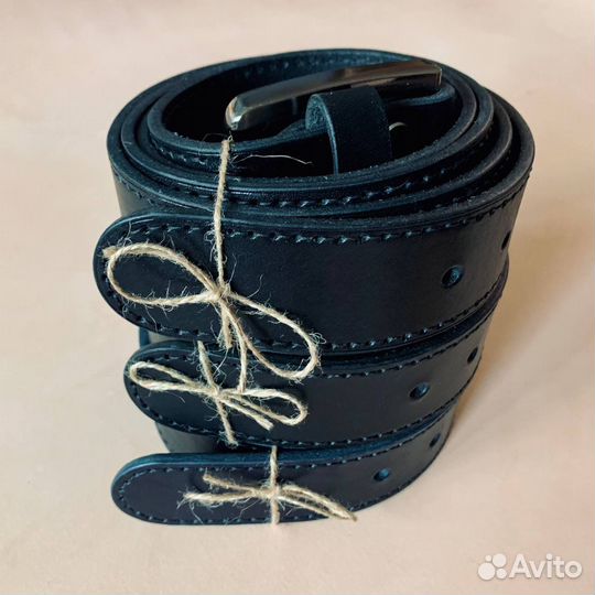 Кожанный ремень ручной работы