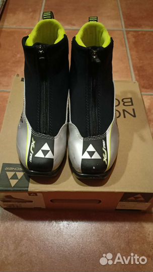 Комплект детские лыжи, ботинки fischer и палки