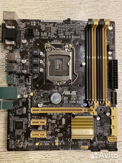 Материнская плата lga 1150 Asus b85mg