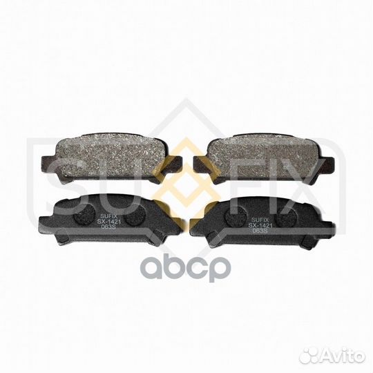 Колодки тормозные дисковые зад прав/лев