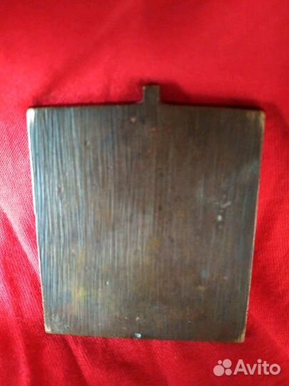 Икона дорожная меднолитая 