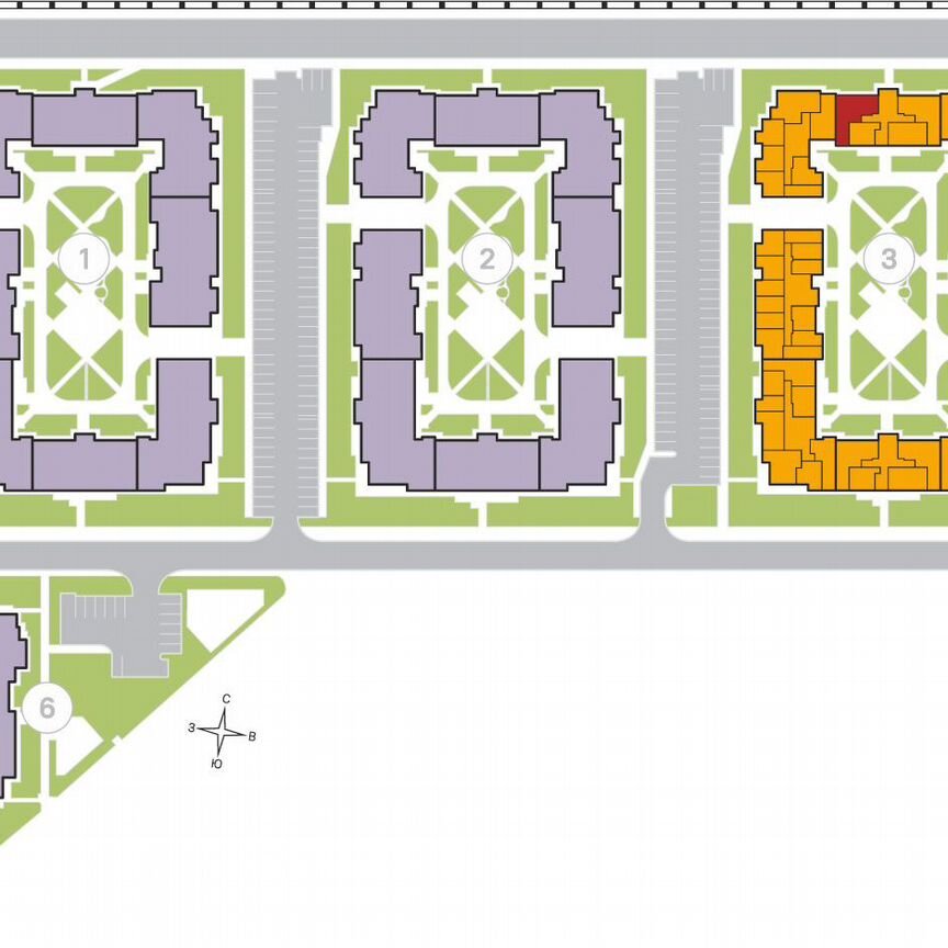 3-к. квартира, 77,7 м², 1/4 эт.