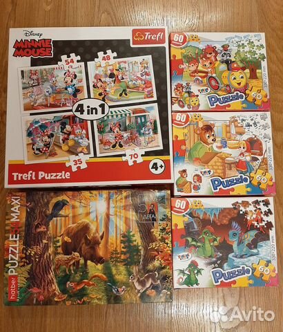 Пазлы 4+