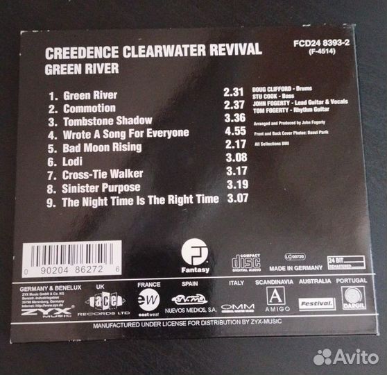 CD Creedence Clearwater Revival Green River 1969