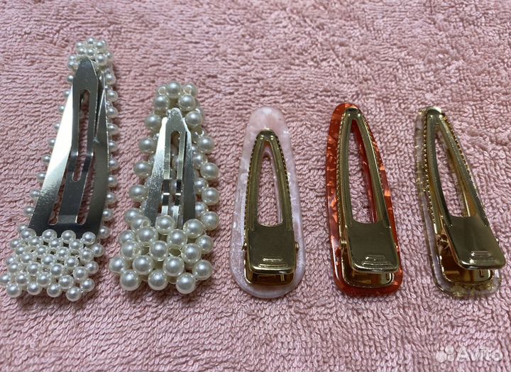 Для волос заколки зажимы резинки повязка бублик