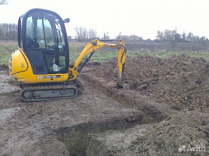 Услуги мини экскаватора