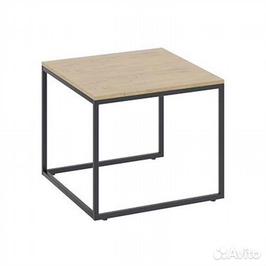 Журнальный стол Лофт тип 1 черный / бунратти