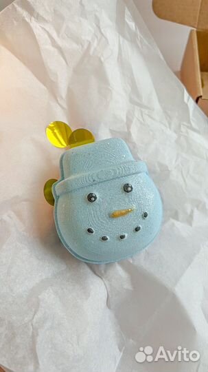 3d форма для бомбочек Снеговик