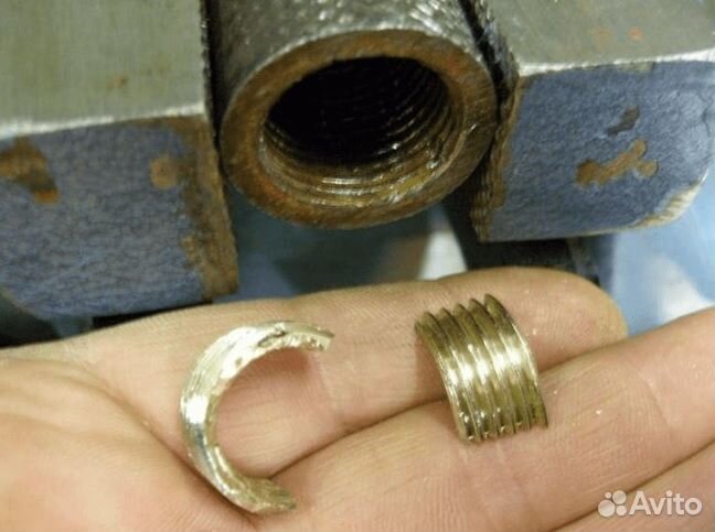 Выкручу поломанную резьбу из муфты сантехник