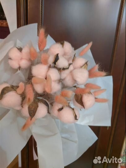 Букет из хлопка