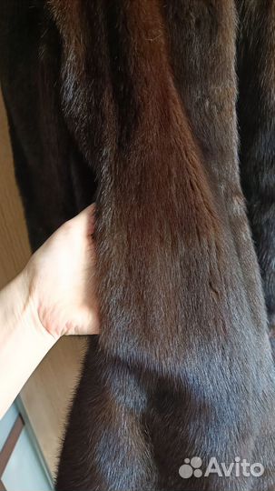 Шуба норковая 48 50 бу черная