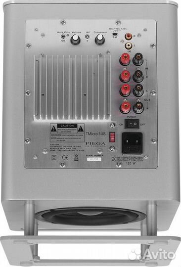 Сабвуфер Piega Tmicro Sub AB black alu/black