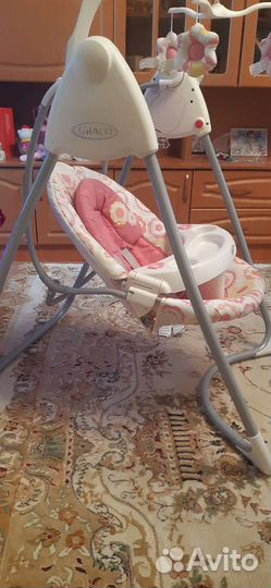 Электронные электрические качели graco