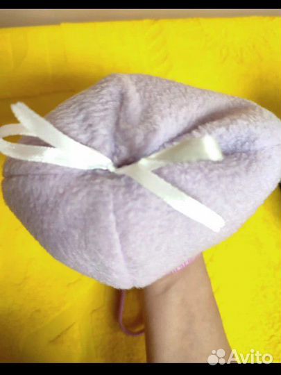 Шапка со снудом для девочки 45 48