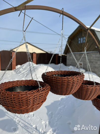 Кашпо для цветов подвесное