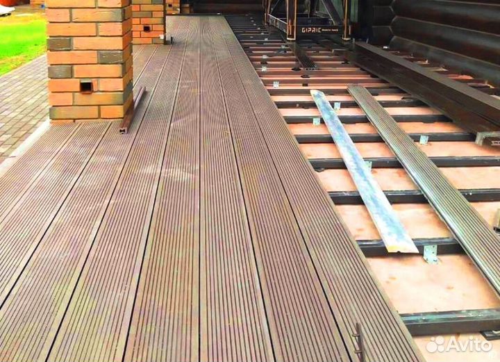Террасная доска дпк шлифованное тиснение