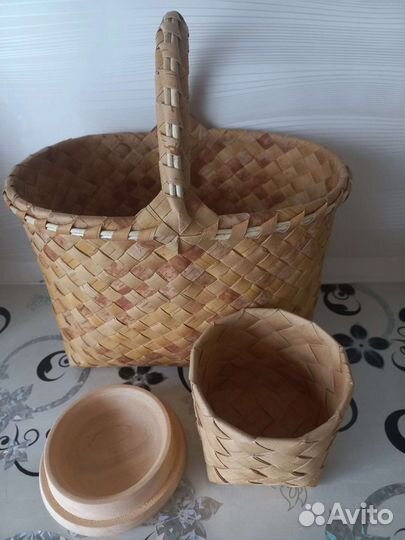 Корзина из бересты
