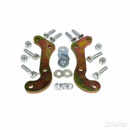 Переходные пластины перед Нива для тормозов 2108