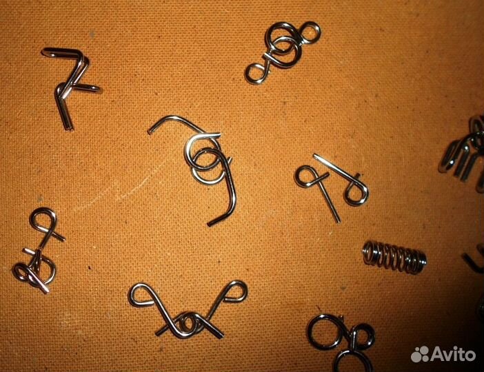 Головоломки металлические новые 13 штук