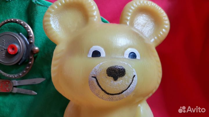 Олимпийский мишка,ножик,ключ олимпиада 80.оригинал