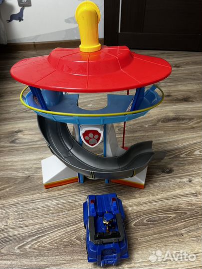 Щенячий патруль база с машинкой