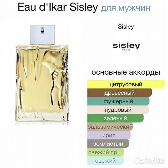 Туалетная вода Eau d'Ikar Sisley, 35 ml