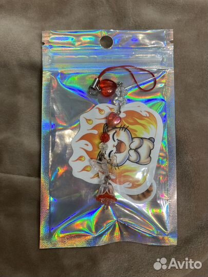 Брелок на телефон из бусин