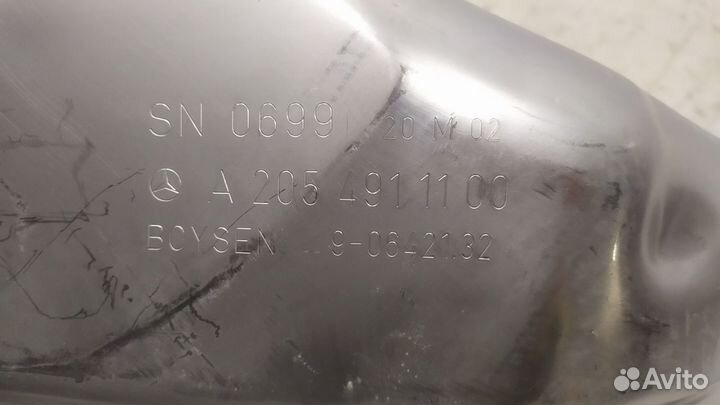 Глушитель левый Mercedes-Benz E-Class W213 2016