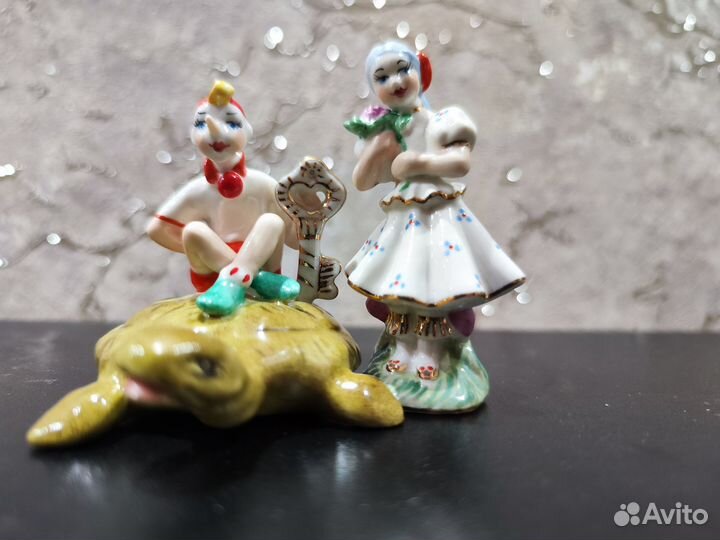 Статуэтки Мальвина и Буратино Старый Киев