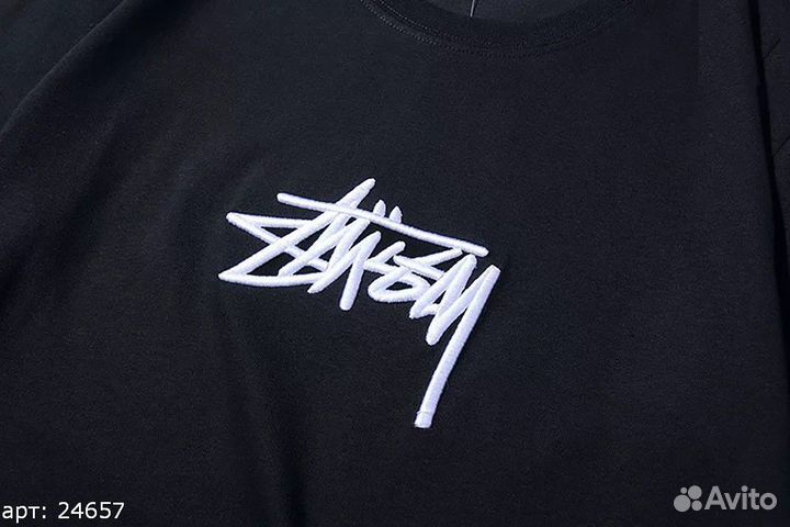 Футболка Stussy nice black Чёрная