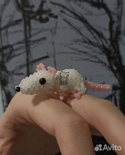 Крыса из бисера