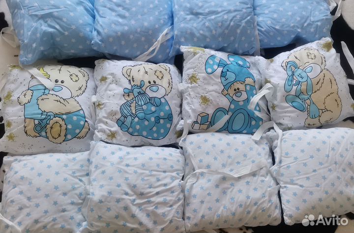 Бортики в детскую кроватку