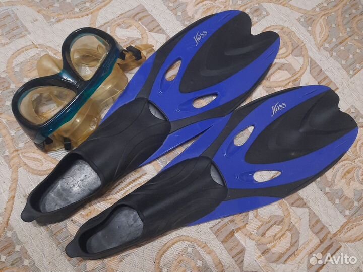 Ласты плюс маска 31-33 размер