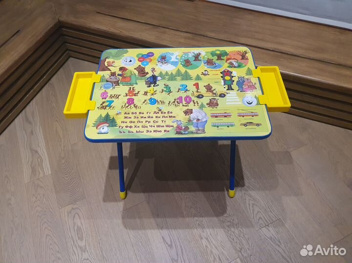 Детский столик развивающий, складывающийся