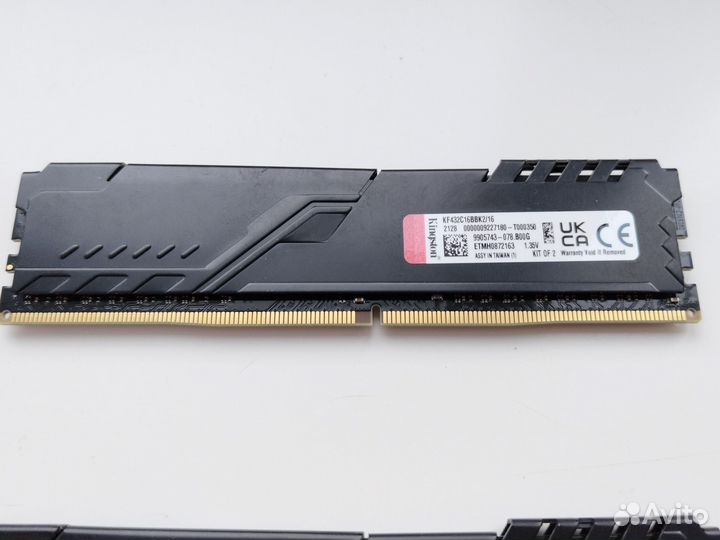 Оперативная память Kingston Fury Beast DDR4 16 Гб