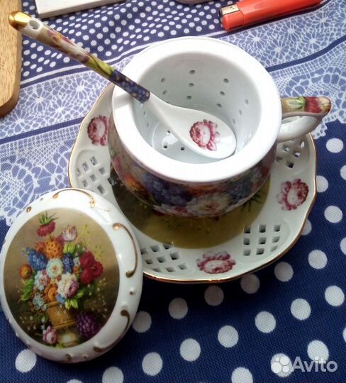 Чайная пара фарфор