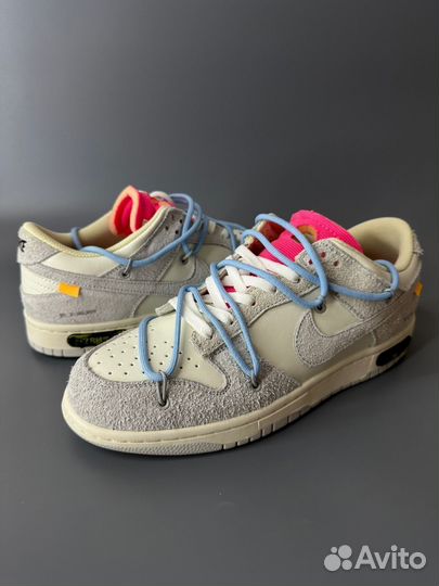 Кроссовки Nike Dunk Low x Off White Lot.38