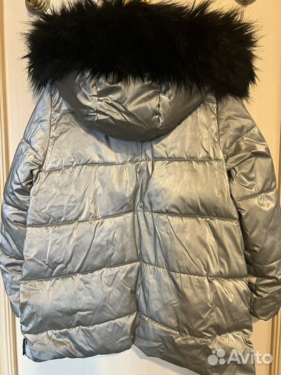 Пуховик для девочки 140 зима zara