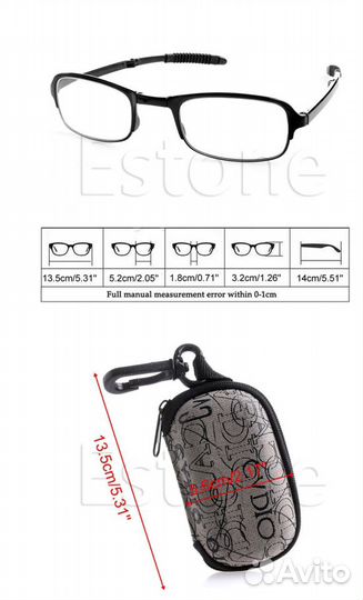 Очки для чтения +4.0-Новые,доставки нет