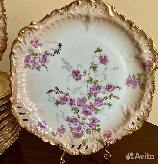Антикварные тарелки. Цена за одну. Limoges