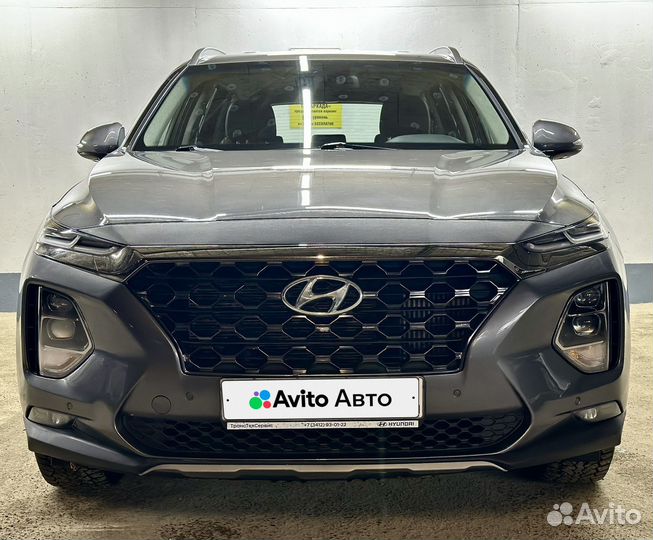 Hyundai Santa Fe 2.2 AT, 2019, 105 000 км