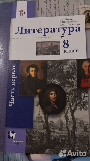 Литература 1,2 часть 8 класс Ланин