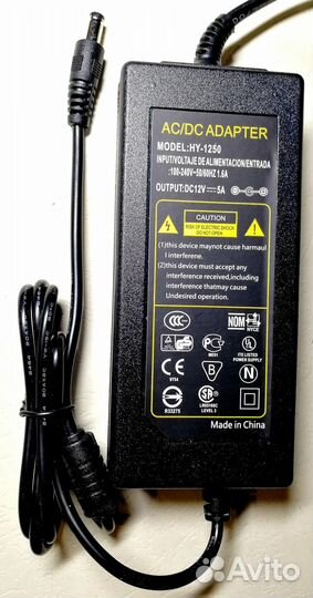 Блок питания для монитора Samsung 12v /5A /60W